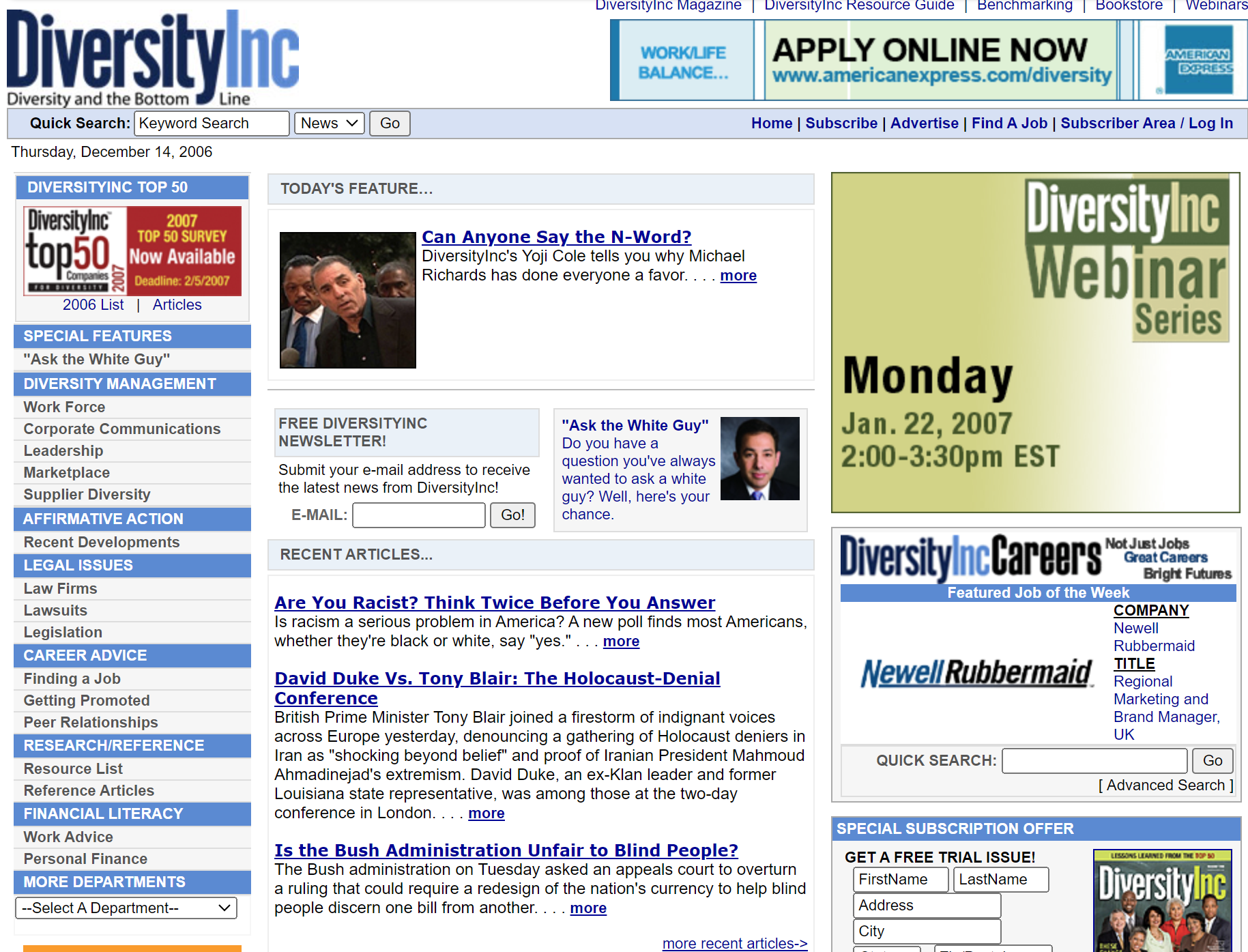 La-Beeba Jones's DiversityInc Portfolio