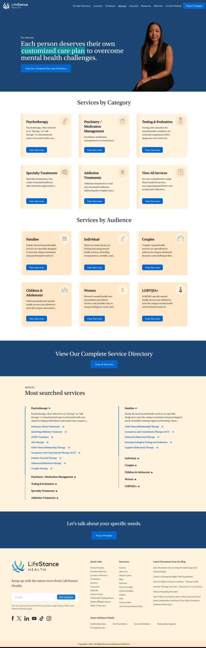 La-Beeba Jones's LifeStance Portfolio